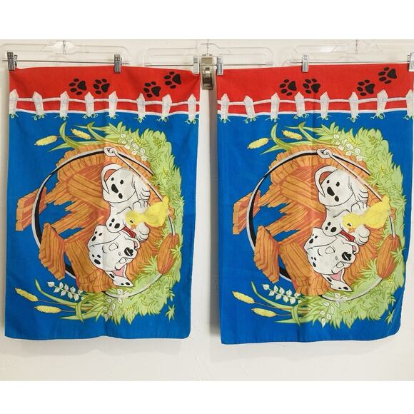 Set Disney 101 DALMATIONS Movie Pillow Cases Dog Pond Duck Puppies Standard 2 Si - Picture 2 of 13